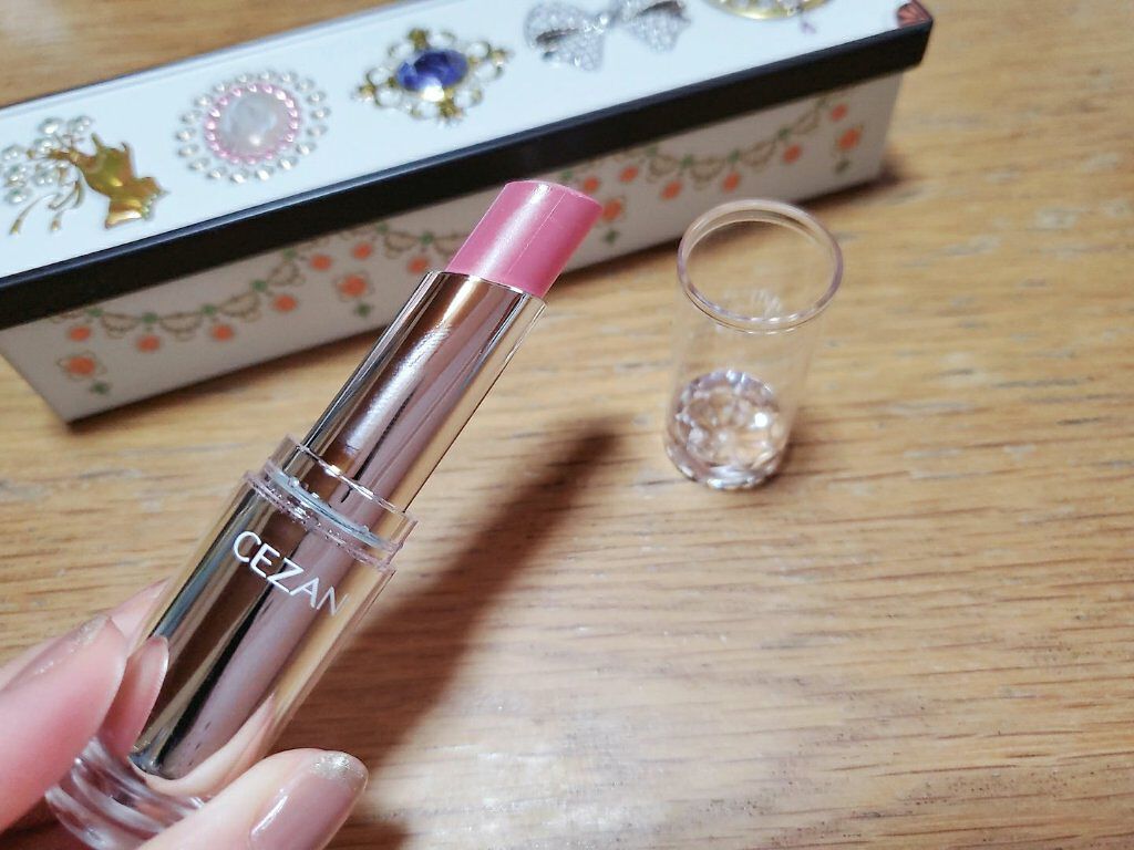 ラスティンググロスリップ RS1 ローズ系/CEZANNE/口紅を使ったクチコミ（1枚目）