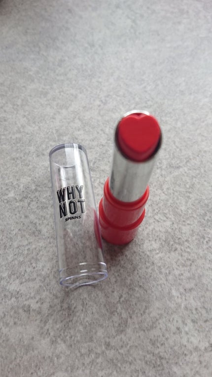 WHY NOT SPINNS リップスティック オレンジ/DAISO/口紅を使ったクチコミ(1枚目)