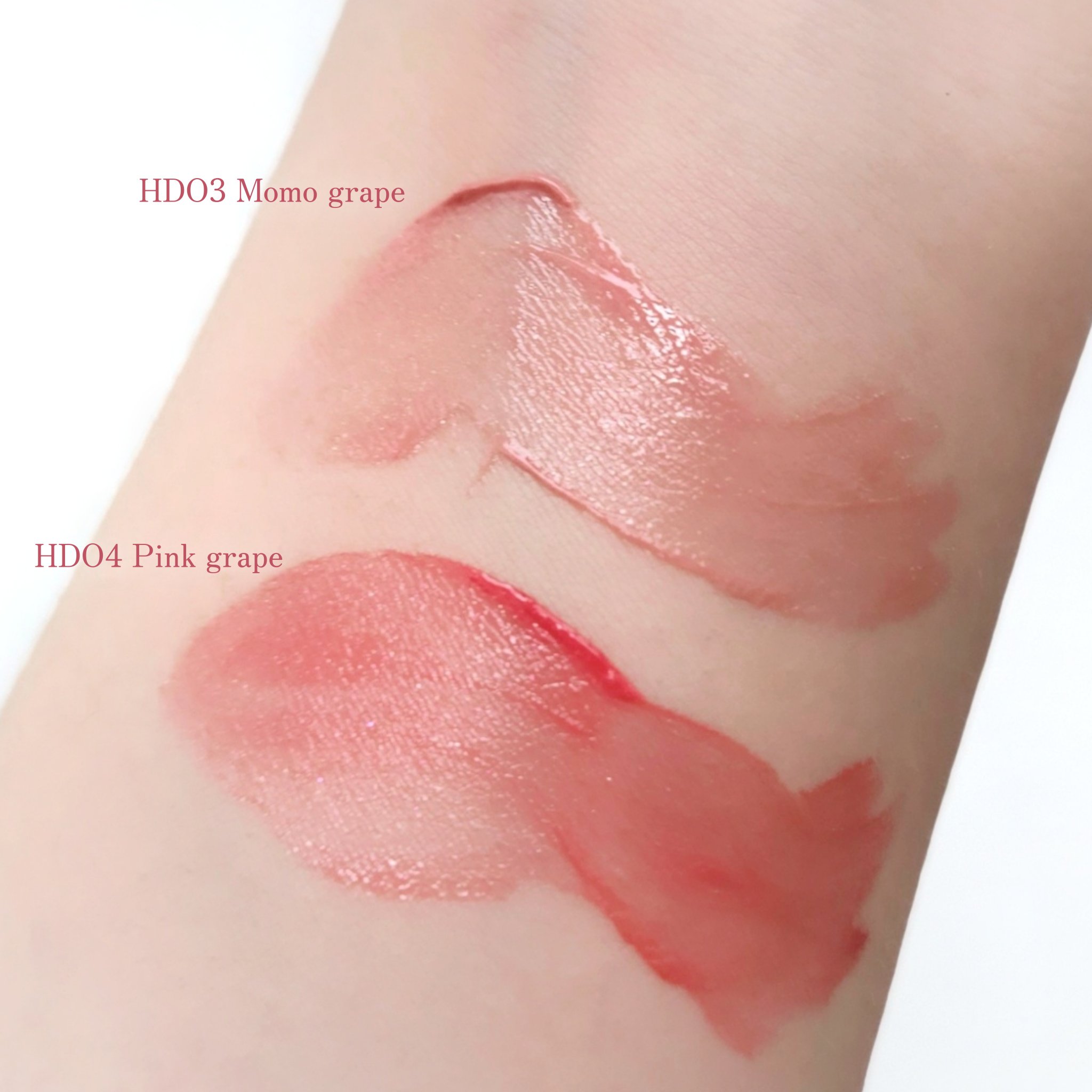 アンドバイロムアンド　グラッシーボムティント/&nd by rom&nd/リップティントを使ったクチコミ（3枚目）