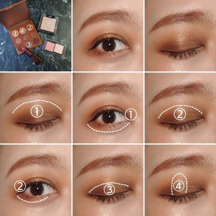 ワイルドチャイルド/ColourPop/アイシャドウパレットを使ったクチコミ(4枚目)