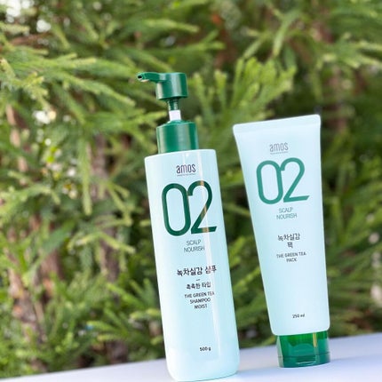 グリーンティーシャンプー(フレッシュ/マイルド/モイスト)/amos PROFESSIONAL/サロンシャンプーを使ったクチコミ(1枚目)