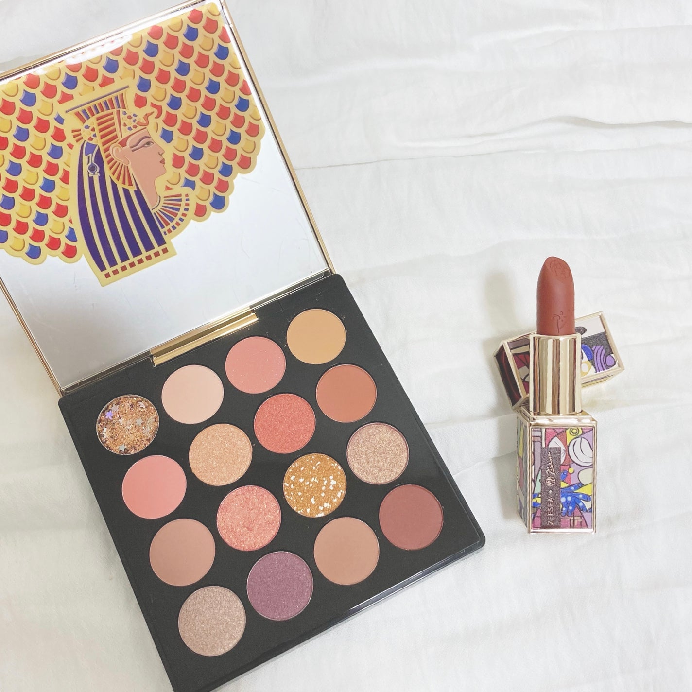 大英博物館 エジプトシリーズ アイシャドウパレット/ZEESEA/アイシャドウパレットを使ったクチコミ(1枚目)