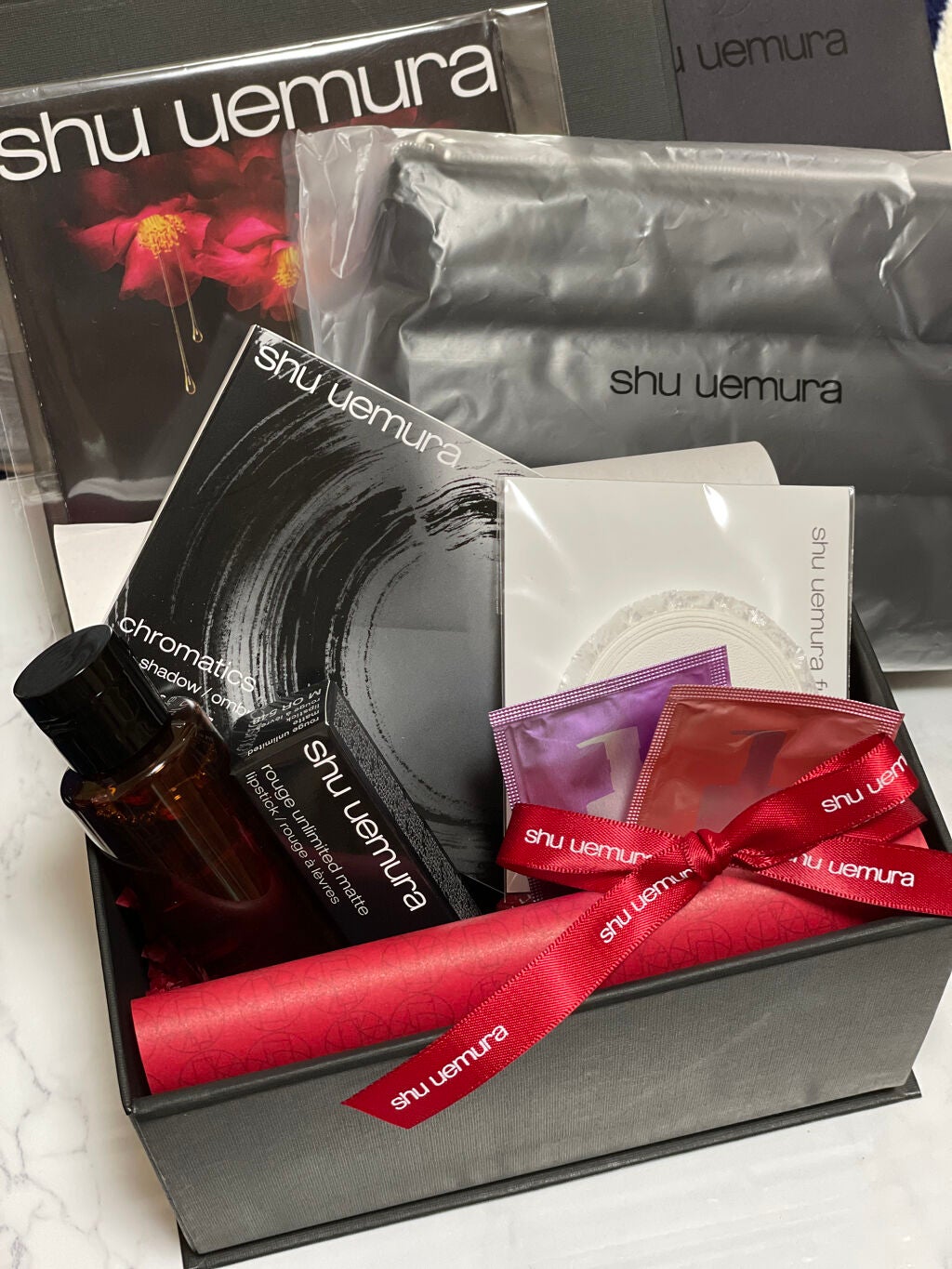 ルージュ アンリミテッド マット/shu uemura/口紅を使ったクチコミ(8枚目)