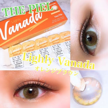 THEPIEL Lighly Vanadaのクチコミ「THE PIEL Lighly Vanada 。


こちらは、オレンジブラウン。


☆.....」（1枚目）