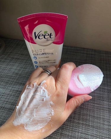 ヴィートピュアバスタイム除毛クリーム 敏感肌用/Veet/除毛クリームを使ったクチコミ（1枚目）