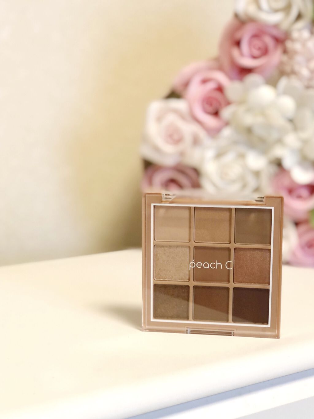 ソフト ムード アイシャドウ パレット  ＃ソフトブラウン/Peach C/アイシャドウパレットを使ったクチコミ（1枚目）