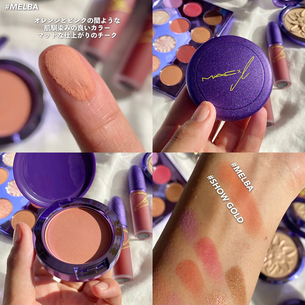 パウダー ブラッシュ メルバ/M・A・C/パウダーチークを使ったクチコミ（2枚目）