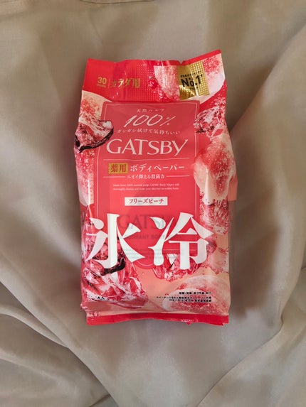 アイスデオドラント ボディペーパーN フリーズピーチ/ギャツビー/ボディシートを使ったクチコミ(1枚目)