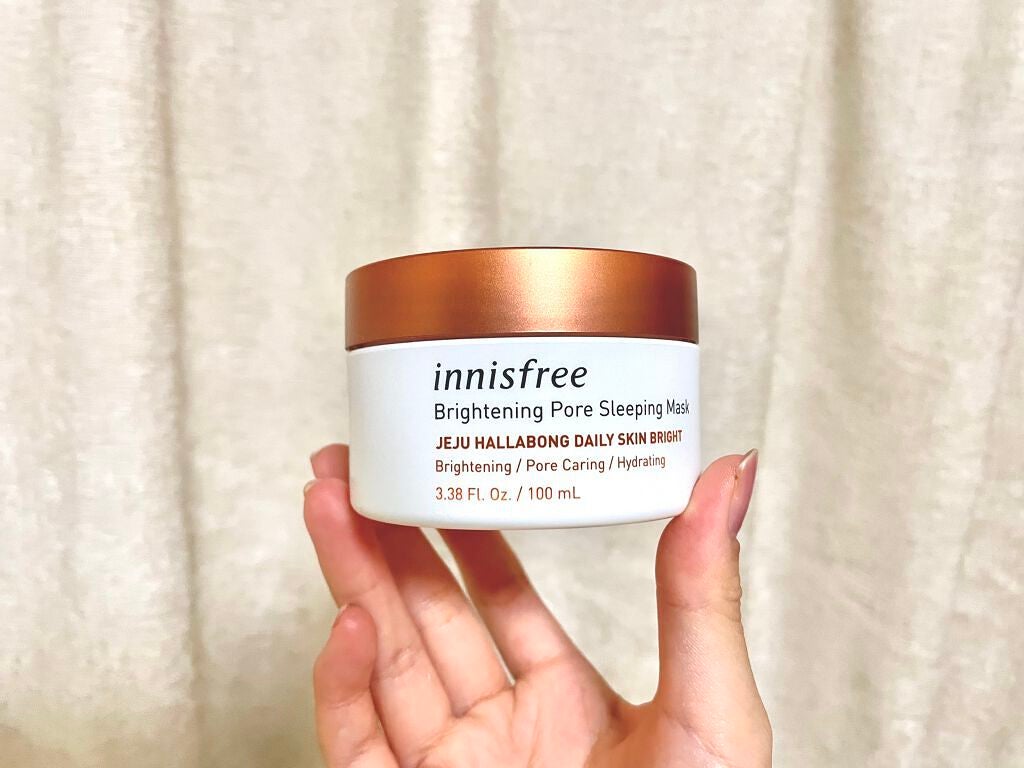 ブライトニングポア スリーピングマスク/innisfree/フェイスクリームを使ったクチコミ(1枚目)