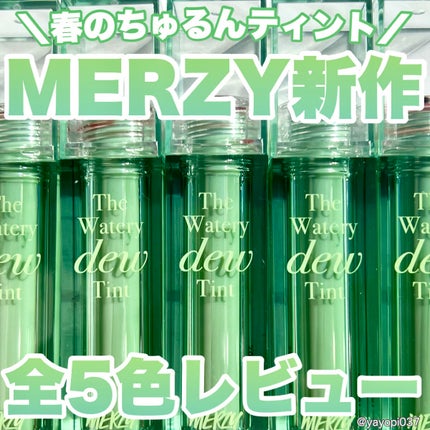 ザ ウォータリーデューティント/MERZY/リップティントを使ったクチコミ(1枚目)