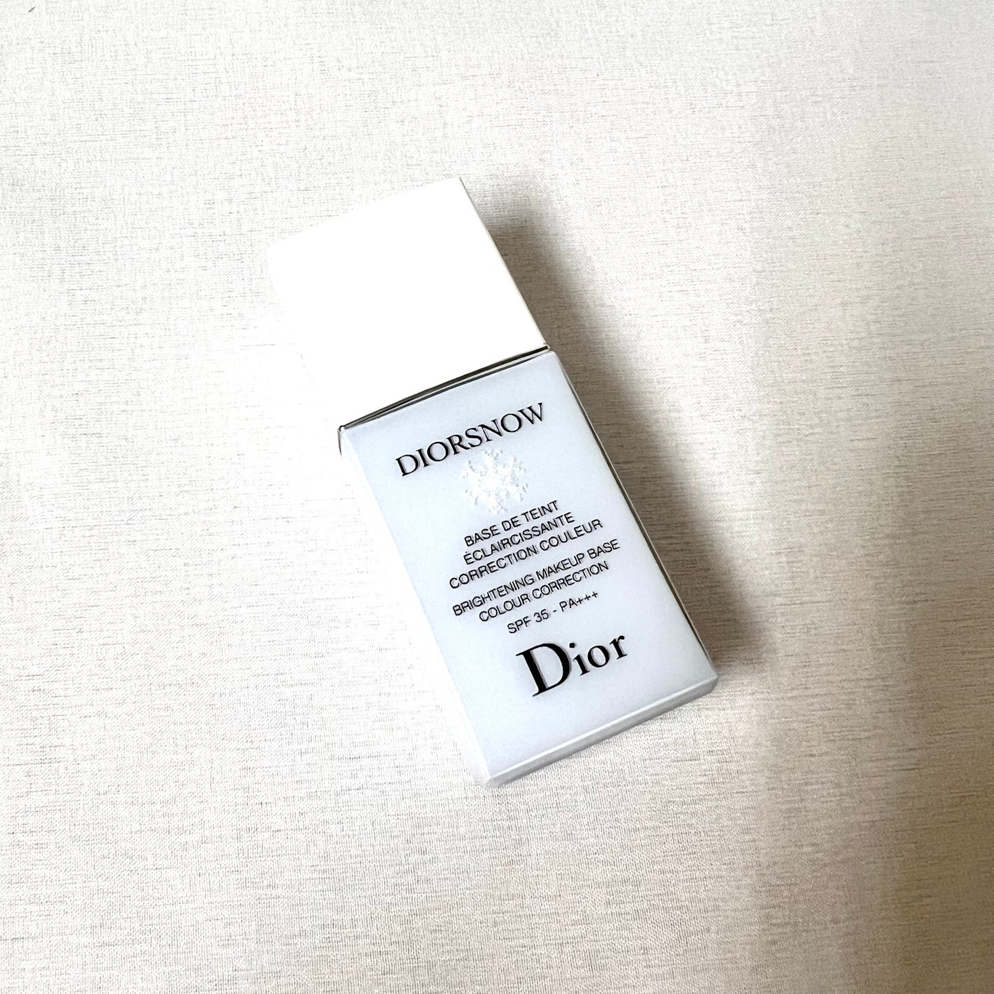 【旧】スノー メイクアップ ベース UV35 SPF35/PA+++/Dior/化粧下地を使ったクチコミ(5枚目)