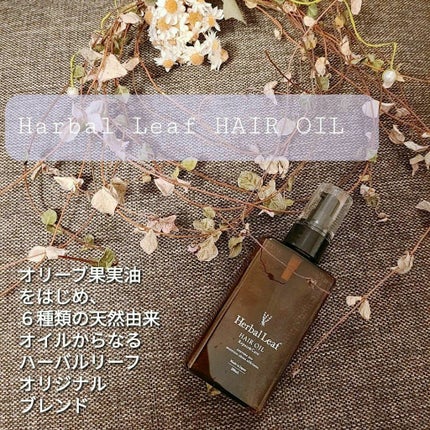 オーガニックヘアオイル フレッシュティーの香り/ハーバルリーフ/ヘアオイルを使ったクチコミ(1枚目)