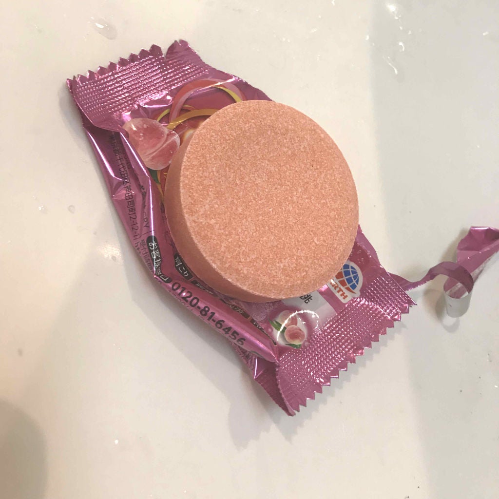 温泡 炭酸湯 こだわり桃/温泡/炭酸系入浴剤を使ったクチコミ(2枚目)