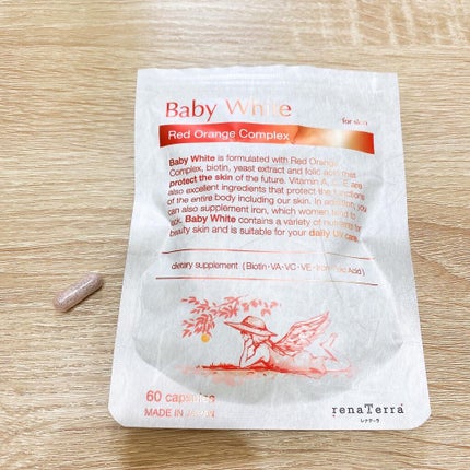 Baby White 60粒/renaTerra/美容サプリメントを使ったクチコミ(1枚目)
