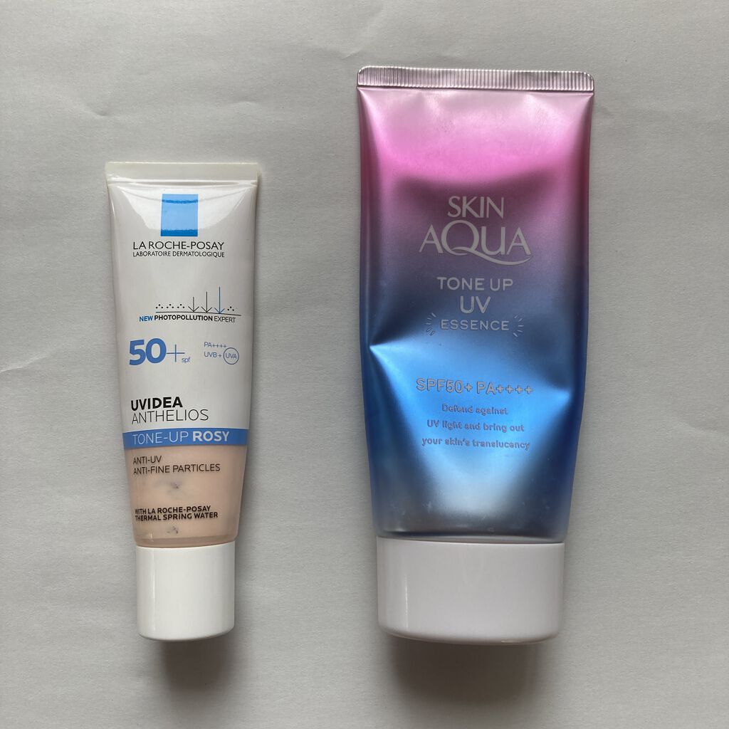 スキンアクア トーンアップUVエッセンス/スキンアクア/日焼け止めクリームを使ったクチコミ（2枚目）