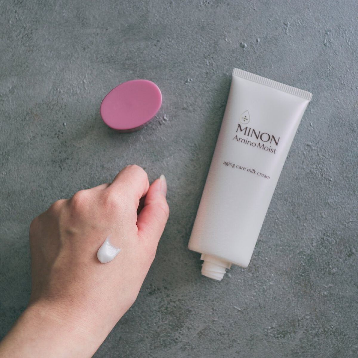 アミノモイスト エイジングケア ミルククリーム/ミノン/フェイスクリームを使ったクチコミ(3枚目)