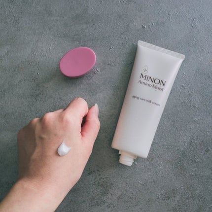 アミノモイスト エイジングケア ミルククリーム/ミノン/フェイスクリームを使ったクチコミ(3枚目)
