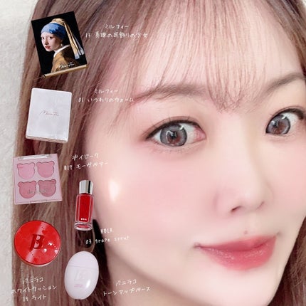 絵画アイシャドウパレット/MilleFée/アイシャドウパレットを使ったクチコミ(1枚目)