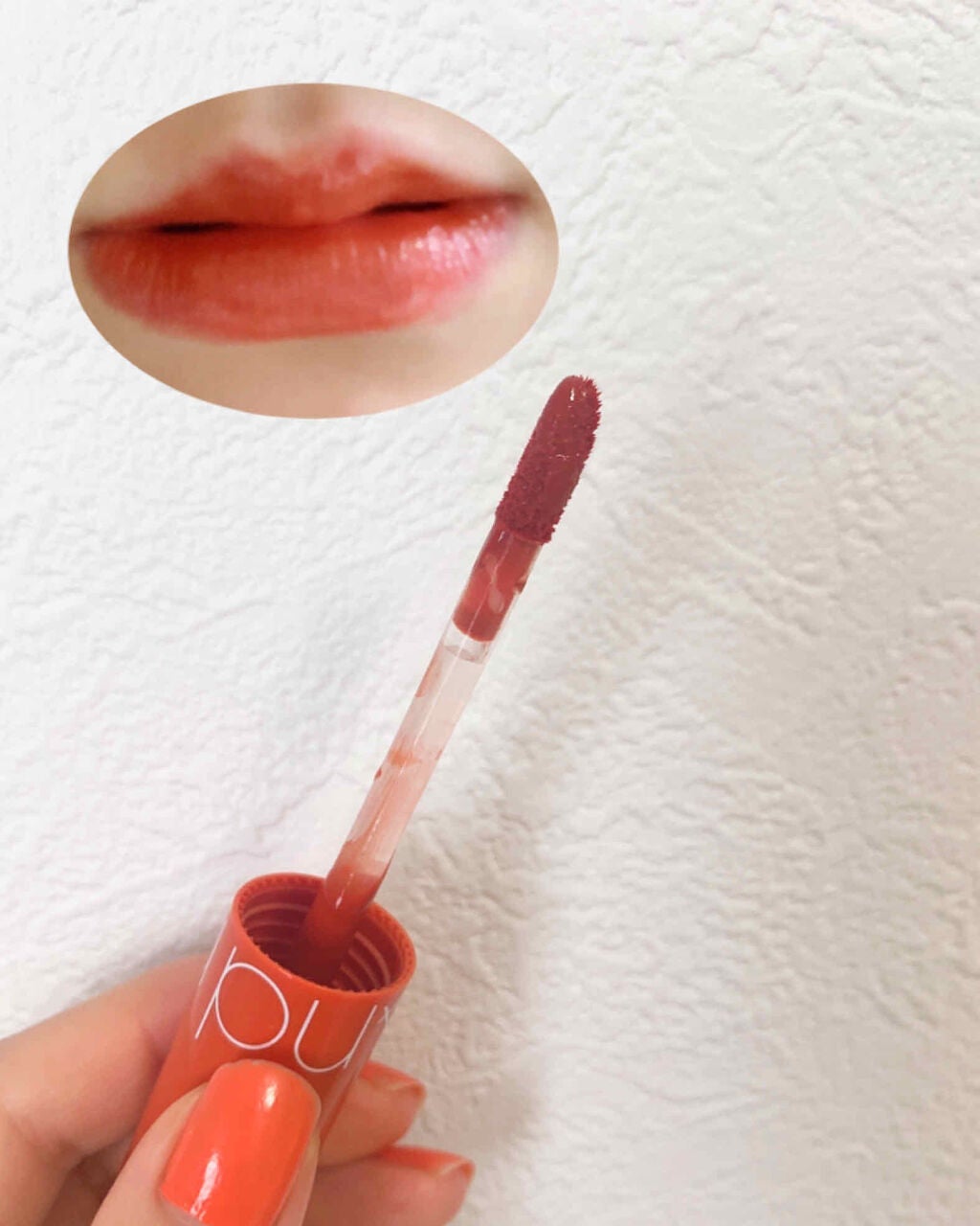 ジューシーラスティングティント/rom&nd/リップティントを使ったクチコミ(2枚目)