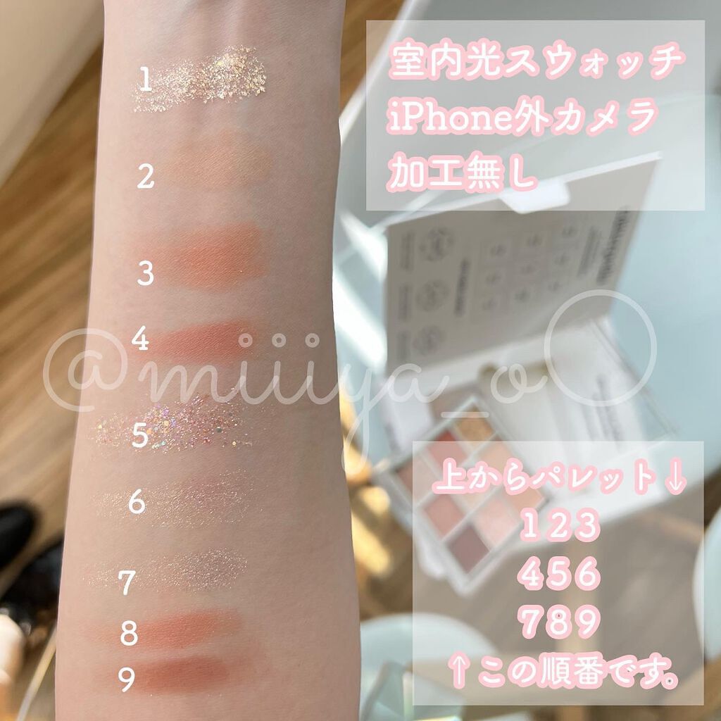 グリッターペディアアイパレット/unleashia/アイシャドウパレットを使ったクチコミ（2枚目）