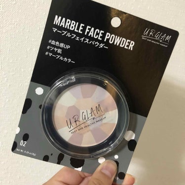 UR GLAM　MARBLE FACE POWDER NA/U R GLAM/プレストパウダーを使ったクチコミ（2枚目）