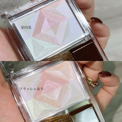 パールグロウハイライト SP2 ロマンスブルーム/CEZANNE/ハイライト・シェーディングを使ったクチコミ(3枚目)