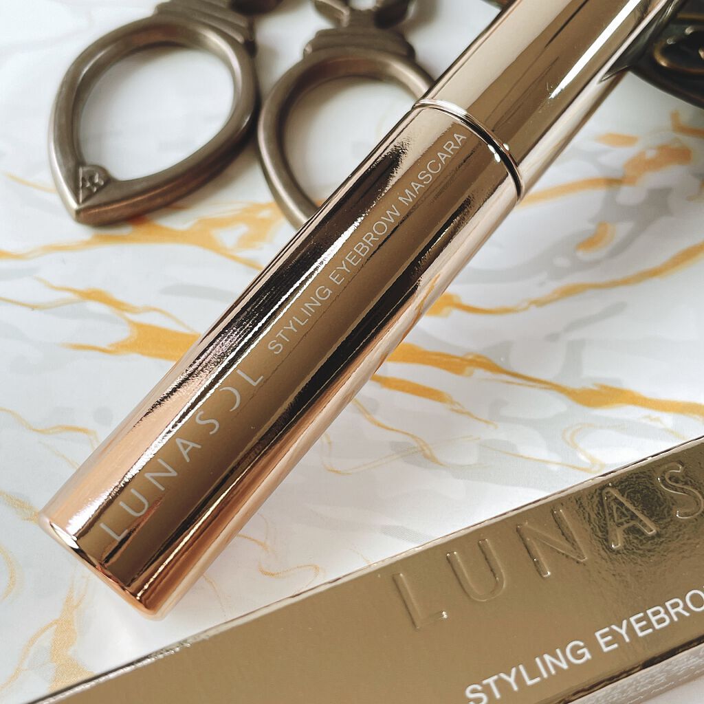 スタイリングアイブロウマスカラ EX01（限定）/LUNASOL/眉マスカラを使ったクチコミ（2枚目）