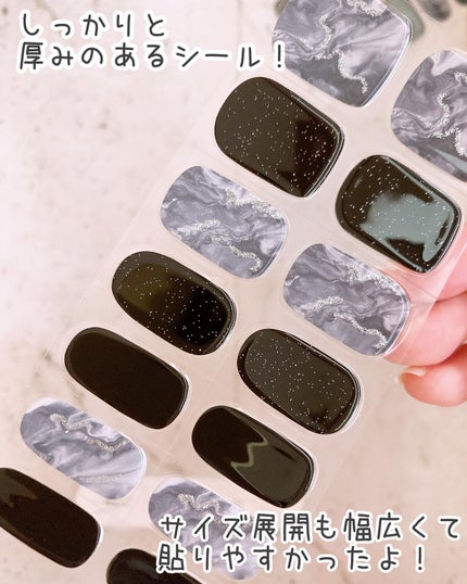 ジェルネイルシール/DANNI&TONI/ネイルシールを使ったクチコミ(5枚目)