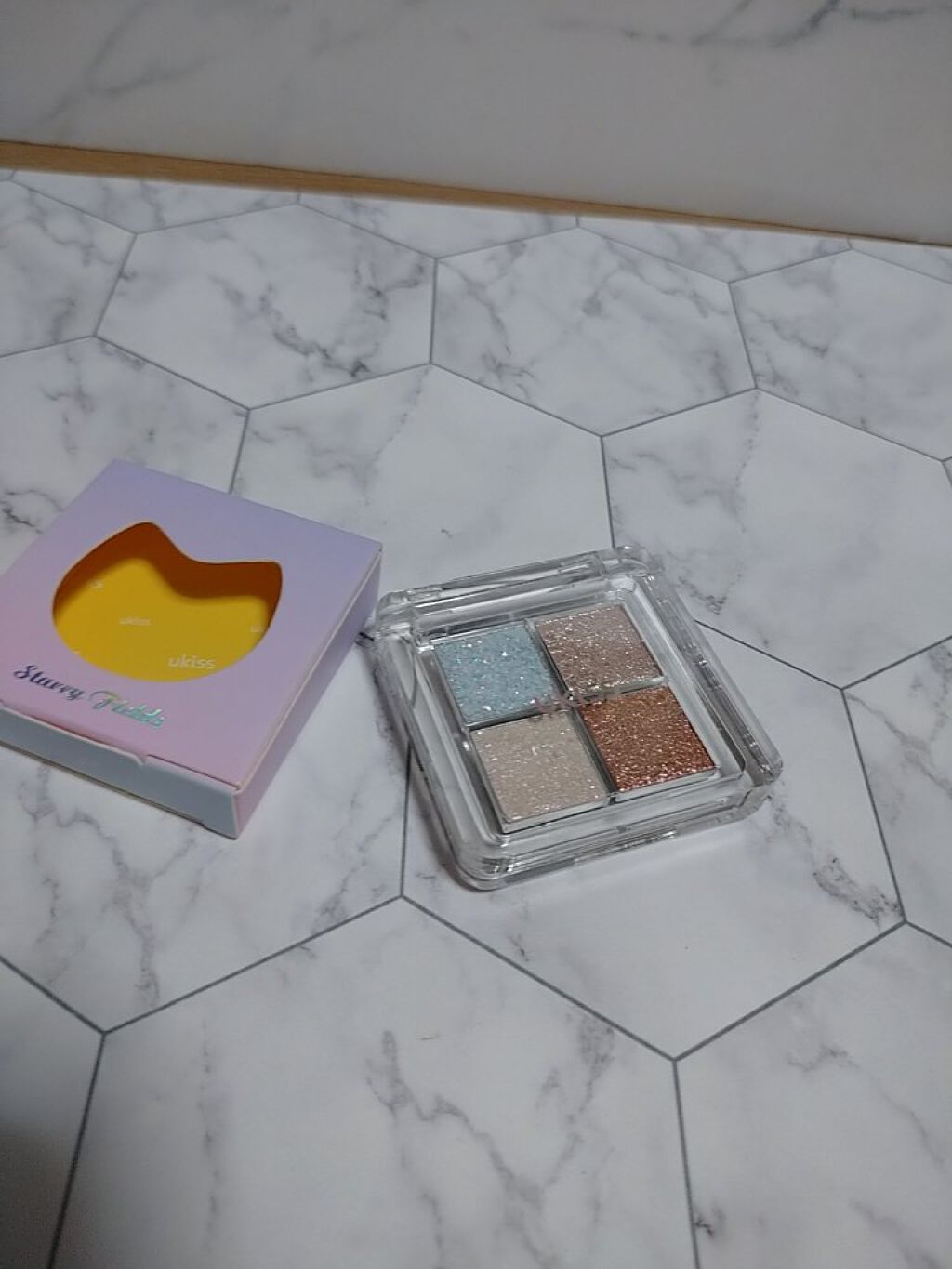 キャットミニアイカラー/ukiss/アイシャドウパレットを使ったクチコミ（2枚目）