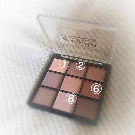 UR GLAM BLOOMING EYE COLOR PALETTE/U R GLAM/アイシャドウパレットを使ったクチコミ(1枚目)
