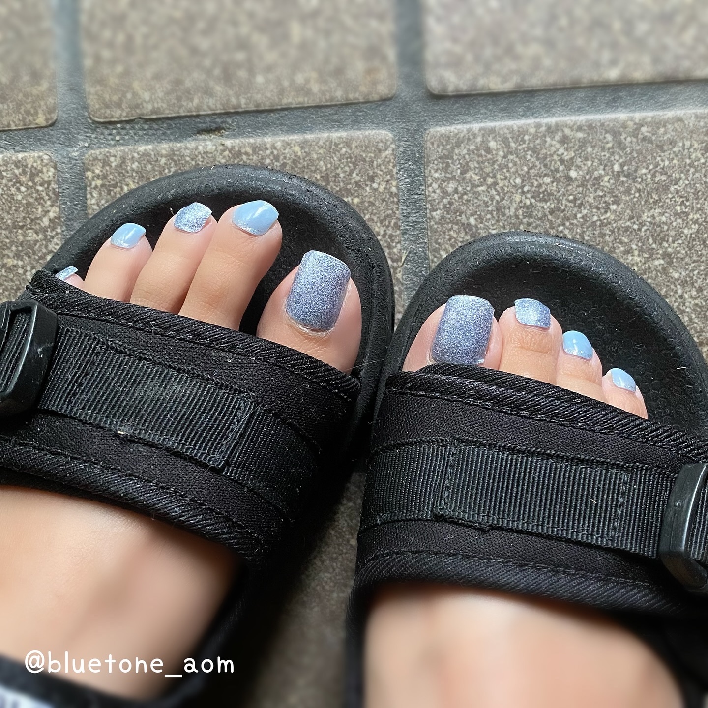 ジェルミーペタリー フット  L14 クリスタルシャルム/ジェルミーワン/ネイルシールを使ったクチコミ（1枚目）