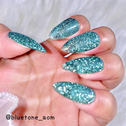 ⋆͛🦖⋆͛aomi on LIPS 「オリジナルフラッシュブルーグリーン☺️💚💙作ったカラーにぎっし..」(7枚目)