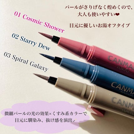 トキメキトゥインクルアイライナー/キャンメイク/リキッドアイライナーを使ったクチコミ(2枚目)