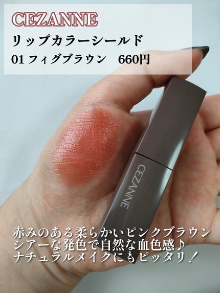 ラスティング リップカラーN/CEZANNE/口紅を使ったクチコミ(4枚目)