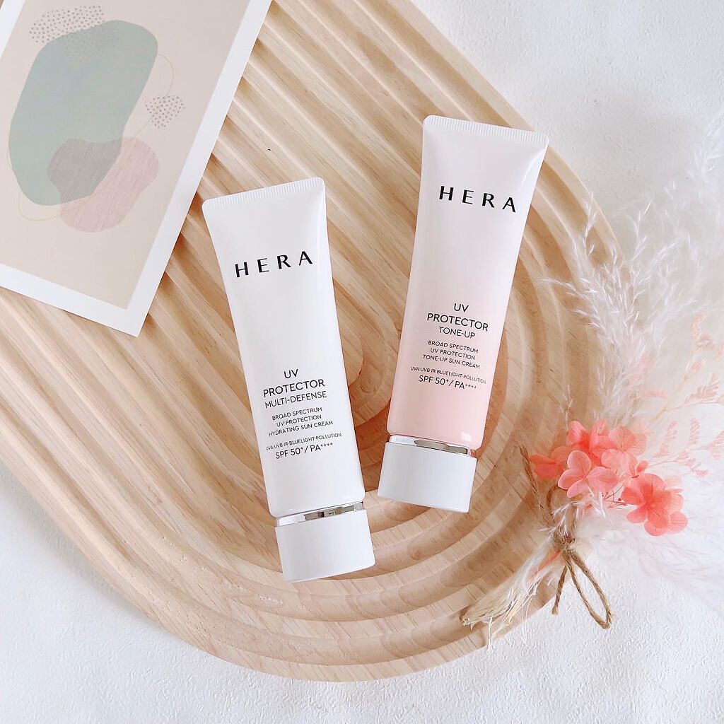 UVプロテクター トーンアップ/HERA/日焼け止めクリームを使ったクチコミ(1枚目)
