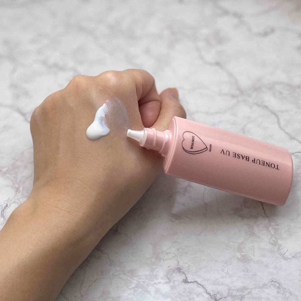 トーンアップベースUV/WHOMEE/化粧下地を使ったクチコミ（2枚目）