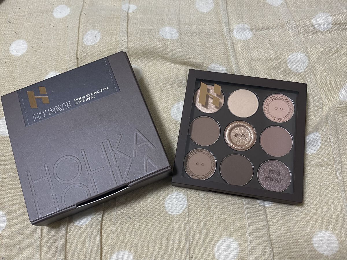 マイフェイブムードアイパレット 9カラー/HOLIKA HOLIKA/アイシャドウパレットを使ったクチコミ（3枚目）