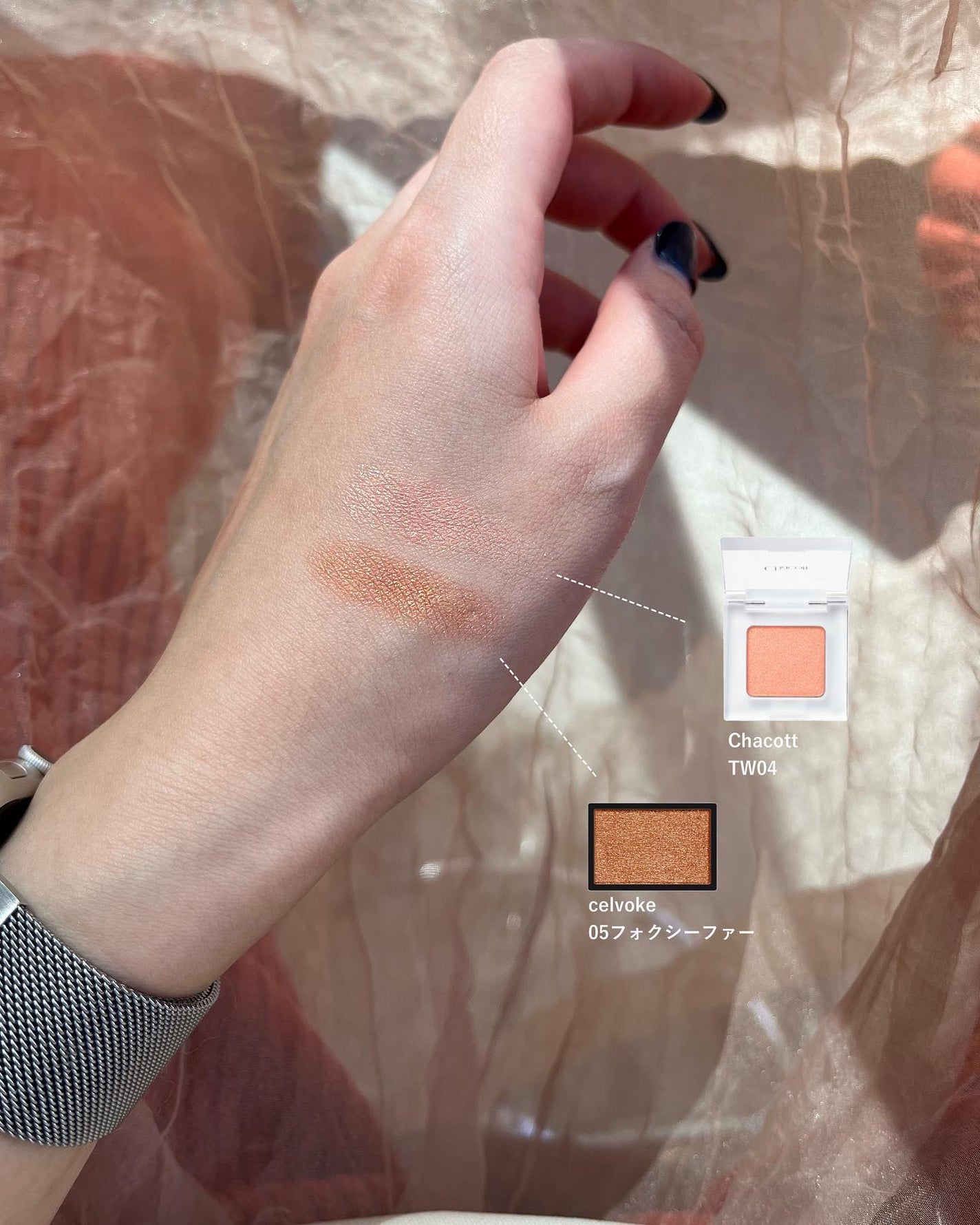マルチカラーバリエーション トゥインクル/チャコット・コスメティクス/単色アイシャドウを使ったクチコミ(1枚目)