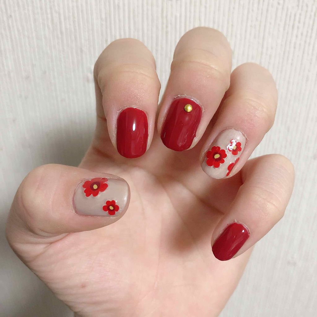 ネイルシール/DAISO/ネイルシールを使ったクチコミ（2枚目）