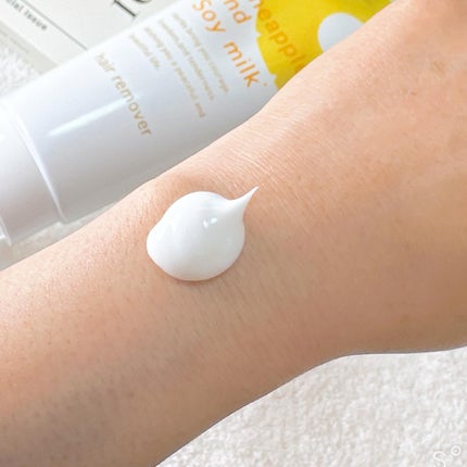 パイナップル豆乳除毛クリーム/鈴木ハーブ研究所/除毛クリームを使ったクチコミ(3枚目)