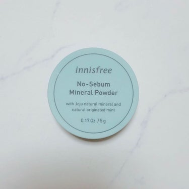 ノーセバム　ミネラルパウダー　N/innisfree/ルースパウダーを使ったクチコミ（1枚目）