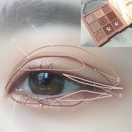 シャドウパレット/dasique/アイシャドウパレットを使ったクチコミ(4枚目)