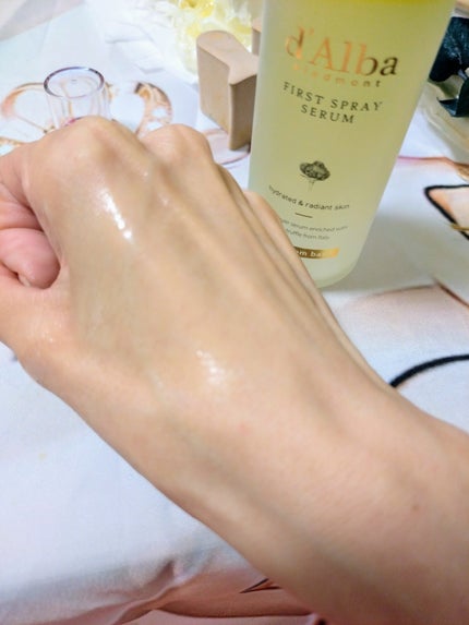 ダルバ ホワイトトリュフファーストスプレーセラム/ダルバ/ミスト状化粧水を使ったクチコミ(6枚目)