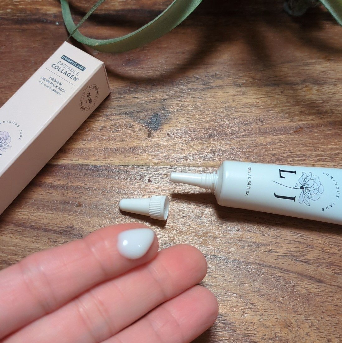 ラディアンスコラーゲンプレミアムクリームマスクパック/ LUMINOUS JADE/シートマスク・パックを使ったクチコミ（1枚目）