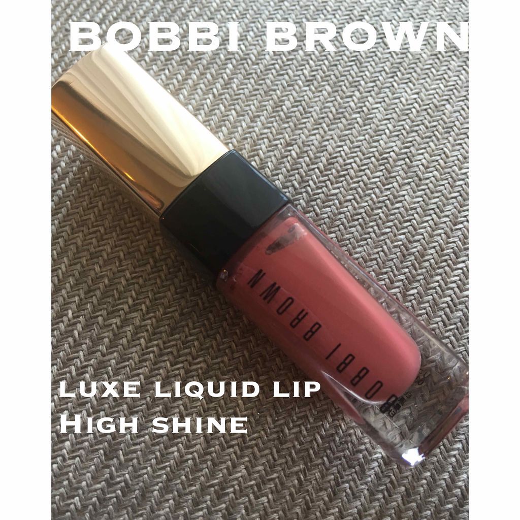 リュクス リキッド リップ ハイ シャイン 03 イタリアンローズ/BOBBI BROWN/口紅を使ったクチコミ（1枚目）