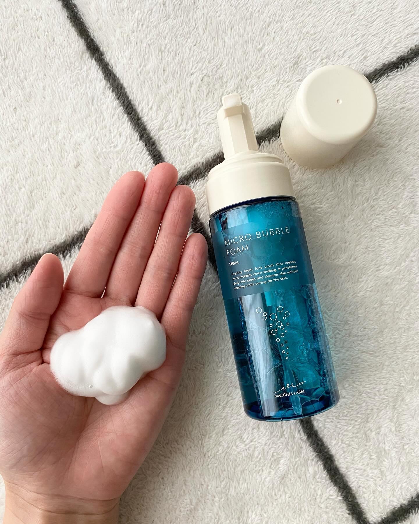 マイクロバブルフォームａ/Macchia Label/泡洗顔を使ったクチコミ（3枚目）