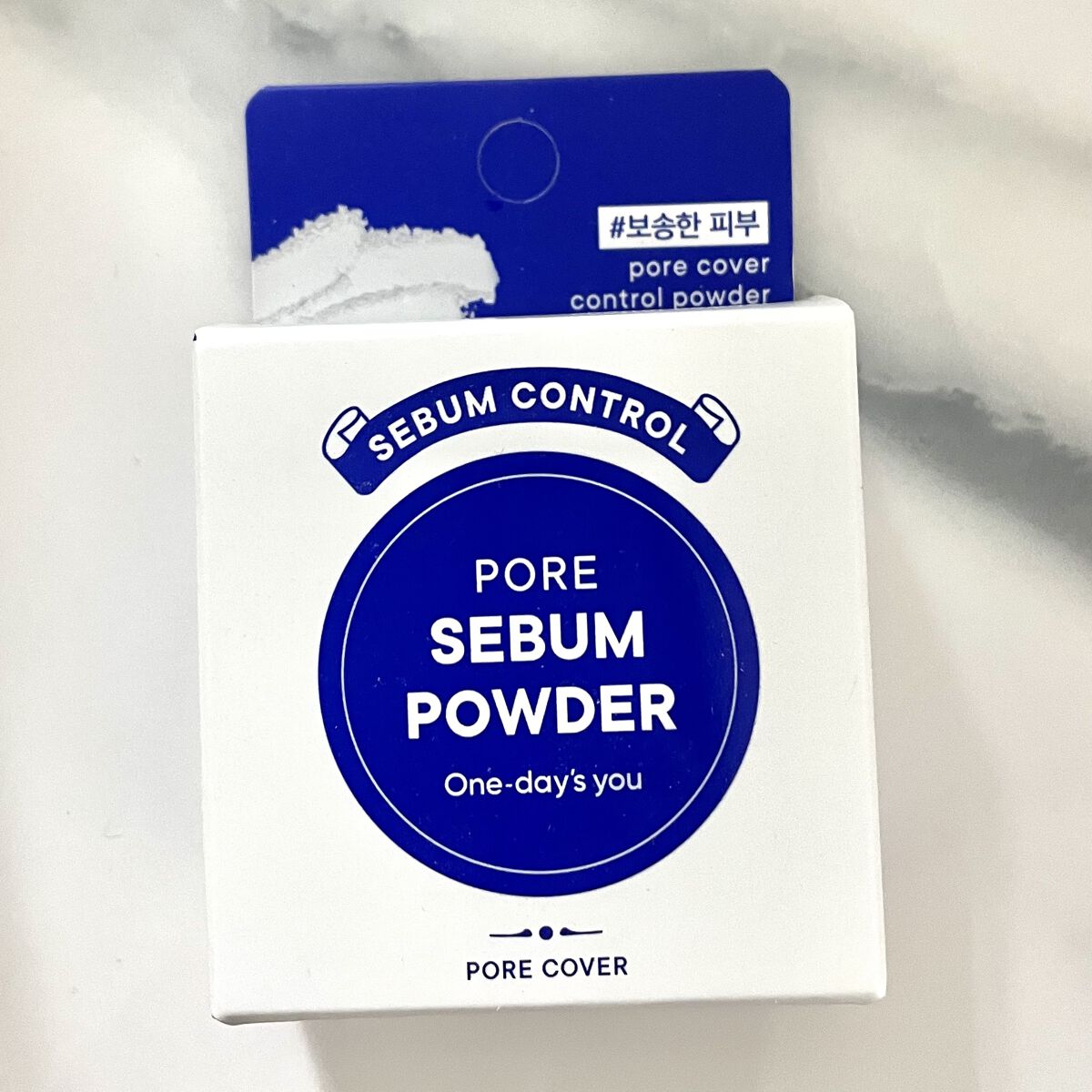 ポアセバムパウダー/One-day's you/ルースパウダーを使ったクチコミ（1枚目）