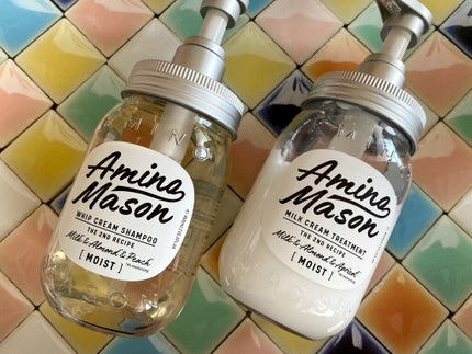 アミノメイソン ディープモイスト ホイップクリーム シャンプー/ミルククリーム ヘアトリートメント/アミノメイソン/市販シャンプーを使ったクチコミ(1枚目)