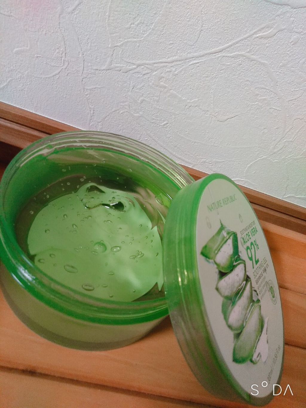 マイルド＆モイスチャーアロエジェル/ネイチャーリパブリック/ボディローションを使ったクチコミ（2枚目）