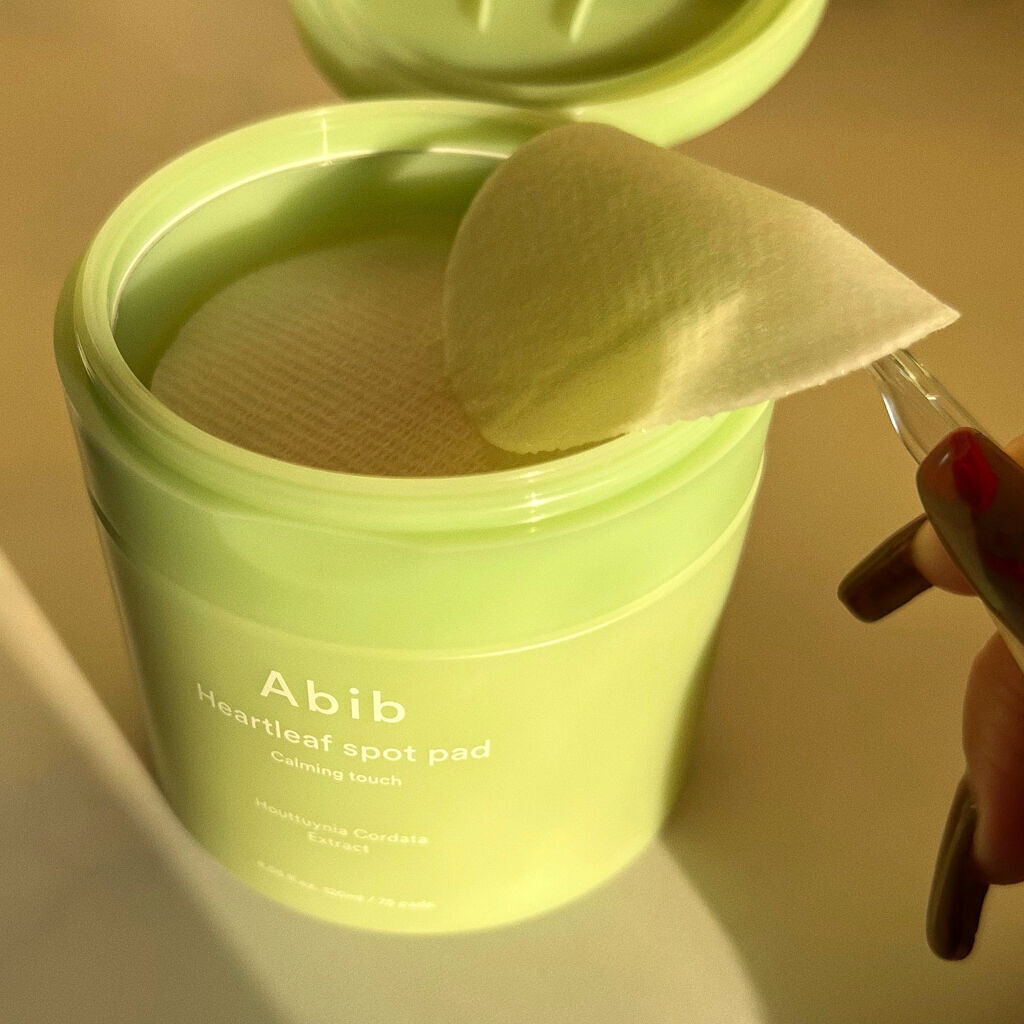 ドクダミカーミングタッチスポットパッド/Abib /トナーパッドを使ったクチコミ（3枚目）